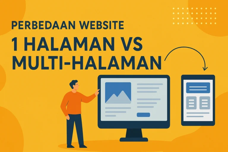 landing page vs multi-page